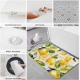 thumbnail image 4 of Kitchen Rugs and Mats,Yellow Lemon Green Leaves 2 Piece Anti Fatigue Area Runner Rug Set Comfort Standing Floor Mat,Summer Fruit Watercolor Plant Non Slip Absorbent Doormats for Laundry/Bathroom, 4 of 6