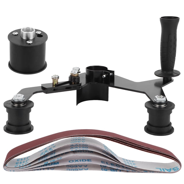Ponceuse à Ceinture Tube Rond en Acier Inoxydable Machine de Polissage Accessoires de Broyeur d'Angle