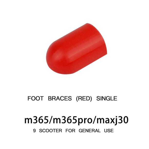 Greeniant Cubierta de silicona para Pedal, soporte para patinete eléctrico, soporte para pie para patinete eléctrico, accesorios para patinete, soporte Patinetes eléctricos rojo Greeniant OD009450-01
