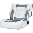 thumbnail image 4 of NORTHCAPTAIN Premium Reclining Pontoon Captain's Chair Low Back Boat Bucket Seat with Armrest,Light Grey/Charcoal, 4 of 5