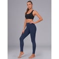thumbnail image 3 of Rosvigor 2 Pack Fleece Lined Yoga Leggings for Women Thermal Leggings Winter Warm Soft Pants with Pockets for Workout Lounge Travel, 3 of 8