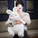 thumbnail image 5 of Conejo blanco de peluche de juguete, almohada de conejo suave y bonita, muñeco para dormir para niños, regalo encantador para niñas, 5 of 5
