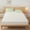 White, variant on PPLoney Soft & Breathable Fitted Sheet for Mattress - Non-Slip, Machine Washable, Winter Warm, Quilted Design - Available in Multiple Colors, 150x200cm