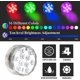 thumbnail image 2 of Luces LED sumergibles, luces LED sumergibles RGB con control remoto a prueba de agua para fuentes, jardines, cubos, botes, fantasmas, luces de buceo, luces de piscina, luces subacuáticas, 2 of 5