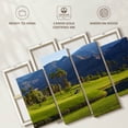 thumbnail image 6 of Elephant Stock Palm Springs Golf Course Wall Art - Horizontal Multi Panel Canvas - Living Room Wall Decor - Sports Multi Panel - Blue And Green Decor - 36" x 22", 6 of 8