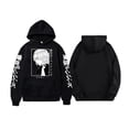 thumbnail image 1 of Sudadera con capucha y cuello redondo, sudadera con capucha de anime unisex de otoño e invierno, sudadera de polar de manga larga y diseño elevado, 1 of 3