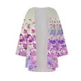 thumbnail image 5 of Cárdigan de manga larga para mujer, blusa informal estampada con bolsillo, abrigo tipo cárdigan para mujer, 5 of 5