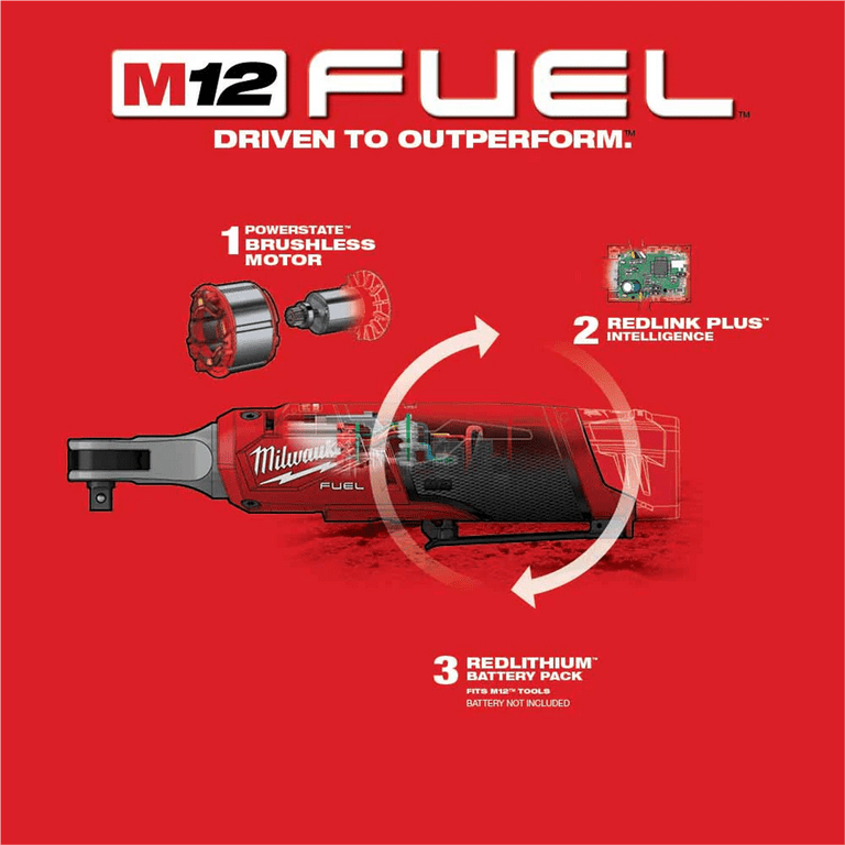 Milwaukee m12 fuel ratchet stores hotsell