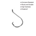 thumbnail image 5 of Uxcell 2# Ganchos de Pesca de Acero Carbono Offset con Barbas, Negro 100 Paquete, 5 of 5