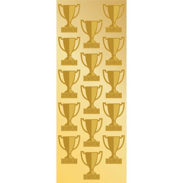 Geographics Gold Foil Trophy Seals - 1.25 Geographics Gold Foil Trophy Seals - 1.25