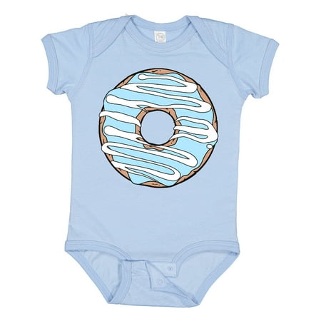 

Inktastic Blue Donut Doughnut Glaze Icing Frosting Gift Baby Boy or Baby Girl Bodysuit