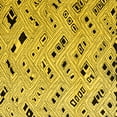 thumbnail image 1 of Ahgly Company Indoor Square Solid Yellow Modern Area Rugs, 3' Square, 1 of 4