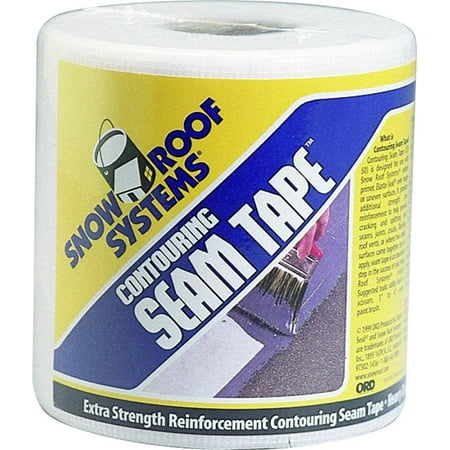 Snow Roof KST000CST50-99 Heavy Duty Seam Tape, 50 ft L x 4 in W, Polyester