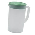 thumbnail image 3 of AMLESO Pitcher with Lid Fridge Jug Water Jug with Handle for Home Restaurant Juices White green, 3 of 8