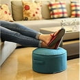 thumbnail image 4 of Pouf Rond Tabourets Confortables Ottoman Coussin de Sol Repose-Pieds Mobile Lavable pour Salon, 4 of 5