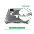 thumbnail image 3 of onn MagSafe Compatible Rugged Phone Case for iPhone 16 Plus - Clear, 3 of 9