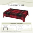 thumbnail image 6 of Rectangle Table Cloth, Pride of Whales Tartan Resistant Washable Tablecloth Decorative Table Cover for Dining, Indoor and Outdoor, 6 of 6