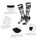 thumbnail image 3 of Fotbe Majestic Wolf Landscape Calcetas Divertidas Estampadas para Hombre y Mujer, Calcetas de Algodón hasta la Rodilla para Caminar, Correr, Enfermería y Embarazo, 3 of 6