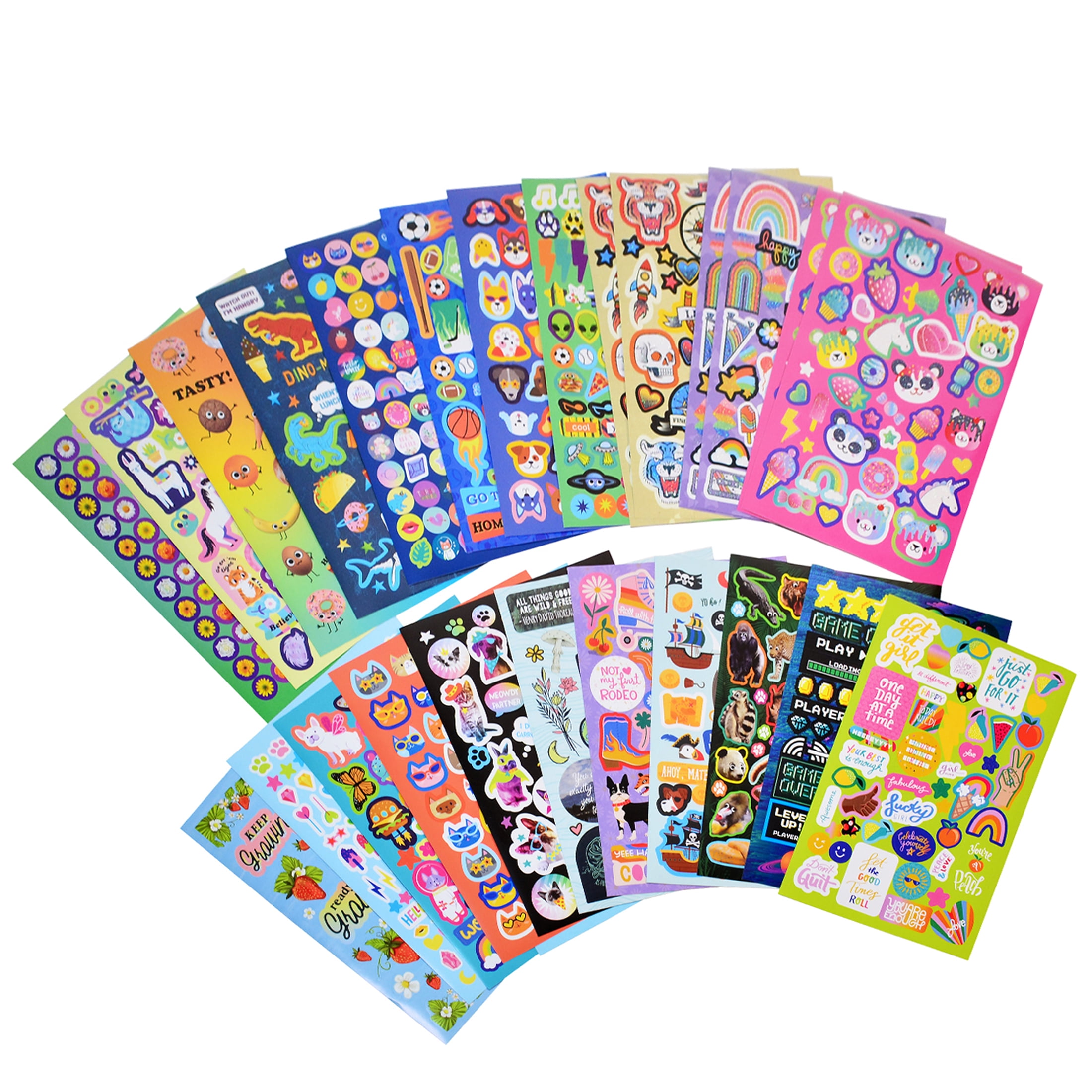 Pen+Gear Best Stickers Ever Box, Puffy, Glitter, Paper, Sticker Set - 3000+ Stickers