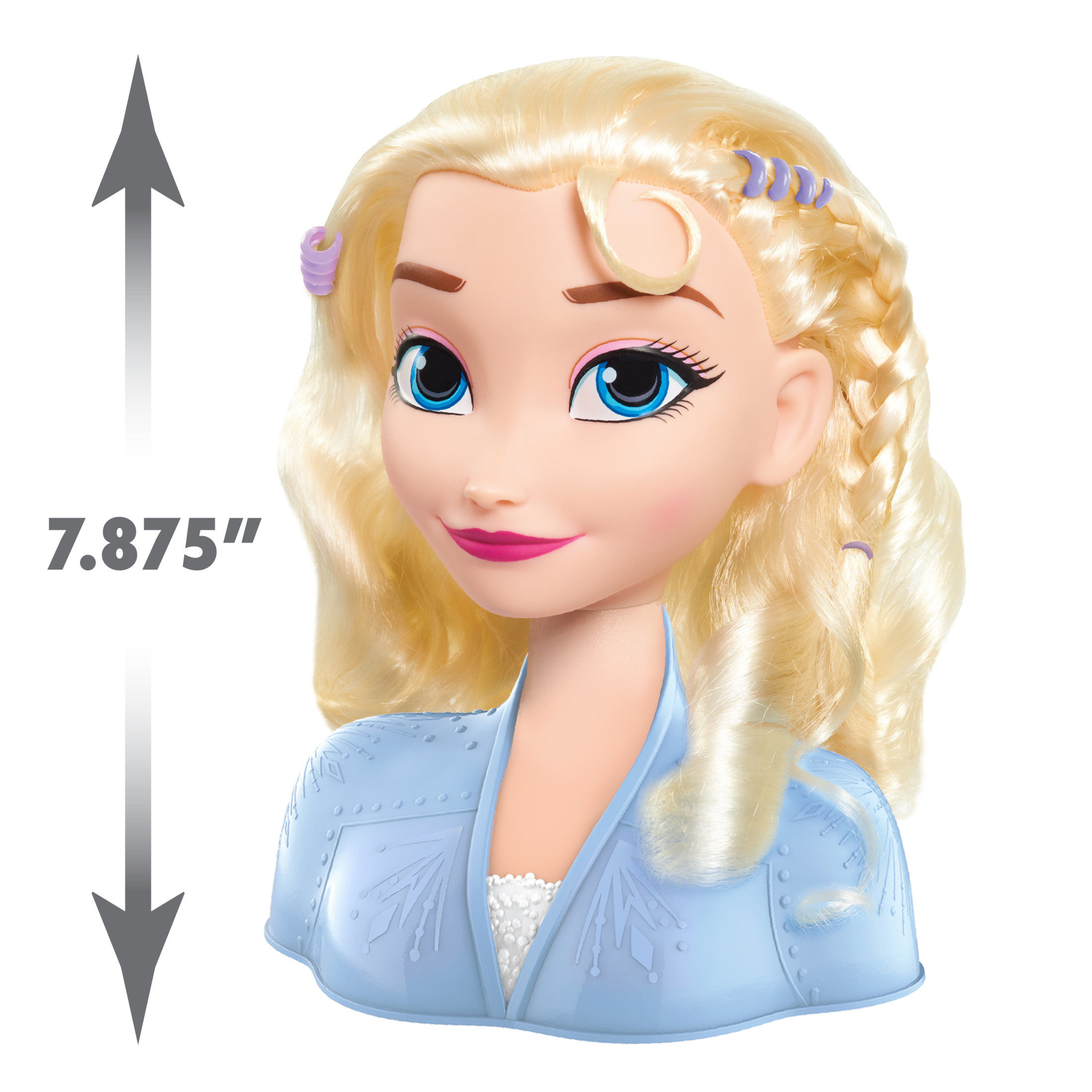 Disney Frozen 2 Elsa Styling Head with 17 Hair Accessories photo 5