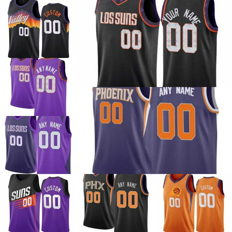 NBA_ Basketball Jerseys 75th Custom Men Women Youth Phoenix''Suns''99 Jae  Crowder 23 Cameron Johnson 8 Frank Kaminsky III 0 Torrey Craig 4  Aaron''nba''print 