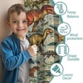 thumbnail image 3 of Blackout Kids Curtains,Cute Dinosaur Pattern Childrens Insulated Curtains Set Of 2,Bedroom Essentials,Toddler Room Decor 52x84in(132x213cm), 3 of 4