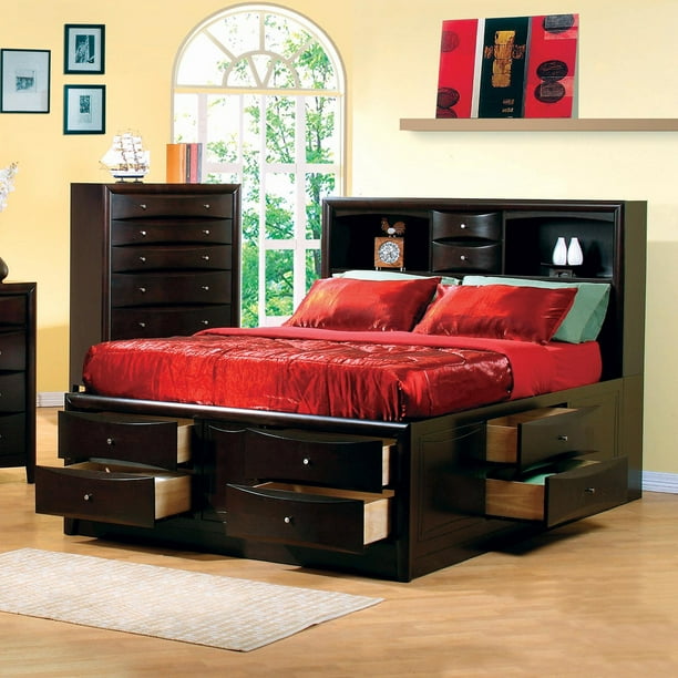 Coaster Furniture Phoenix Bookcase Storage Bed