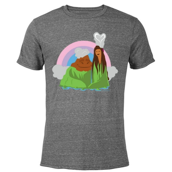 Disney and Pixar’s I Lava You Romantic Valentine’s Day - Short Sleeve Blended T-Shirt for Adults - Customized-Dark Heather