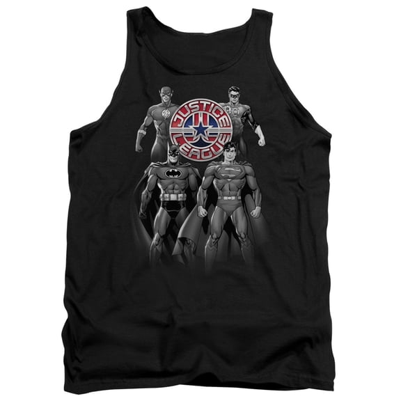 Jla - Shades Of Gray - Tank Top - Large