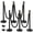 Black, variant on 6 Pack Gold Stanchions with 4 x 5FT Red Velvet Ropes, Stainless Steel Crowd Control Barrier Queue Poles for Wedding, Party, Event and Business