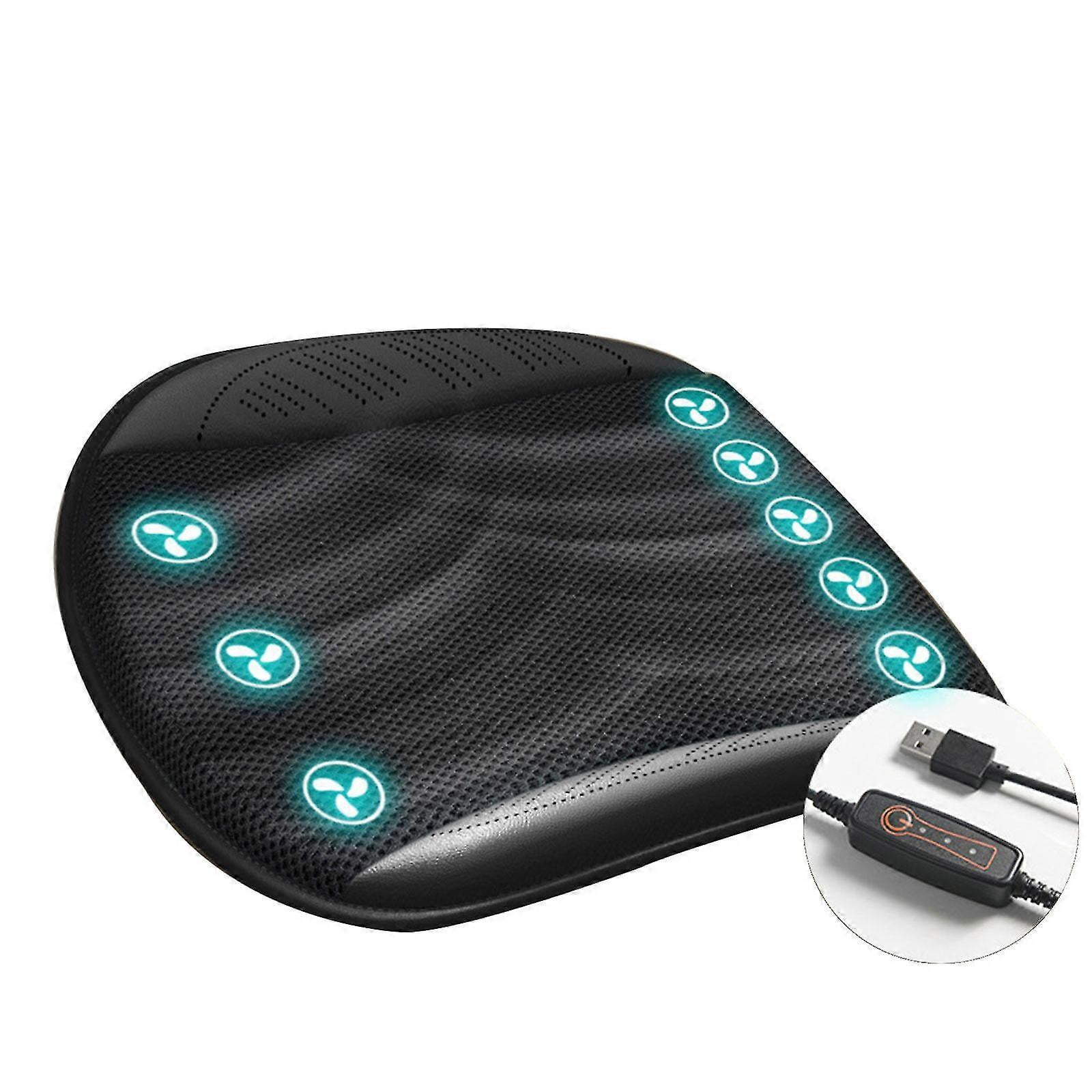 Car Seat Cooling Pad With Fan And Air Conditioning System - Usb Ventilated Cushion For Car And Office Chair
