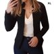 thumbnail image 5 of Minnieouse Abrigo de poliéster para mujer, Color sólido, reemplazo transpirable, lavable, elegante, para oficina, cárdigan, chaqueta, ropa Prendas para la parte del cuerpo SG Minnieouse AP015660-04, 5 of 5