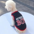 thumbnail image 2 of Popvcly Summer Dog Shirt - Mommy's Boy - Pet Vests Mommy's Boy Dog Clothes with Fashion Printing - Small and Medium-Sized Large Dog Vests Puppy Clothing, Dark Blue, M, 2 of 4
