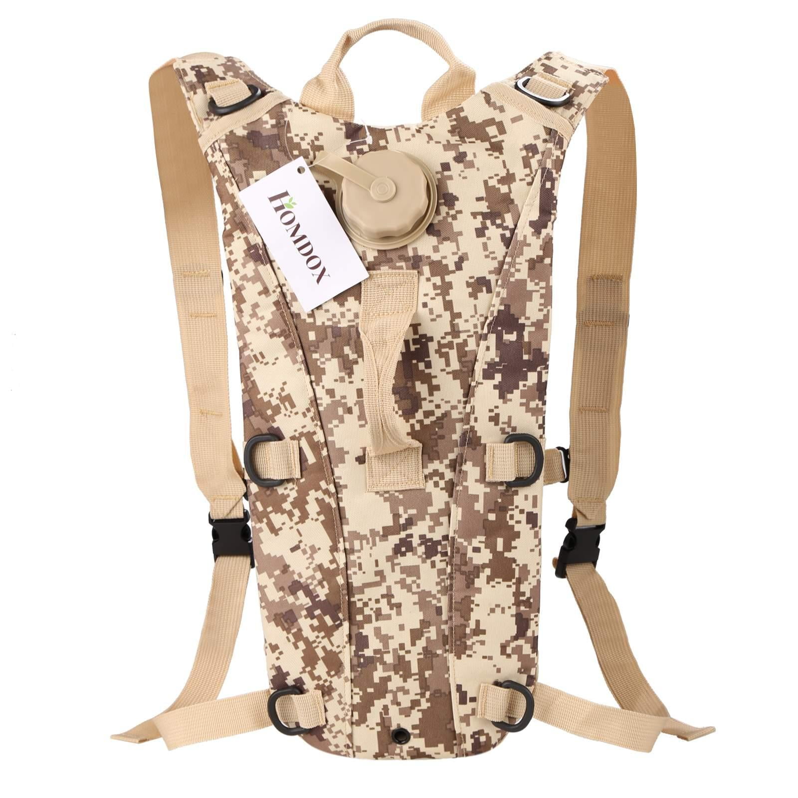 Elecmall 3L Water Bladder Bag Hydration Backpack Outdoor Travel Elec by