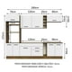 thumbnail image 3 of Cocina Integral Completa Modular Madesa Agata 290cm MB 01, 3 of 5