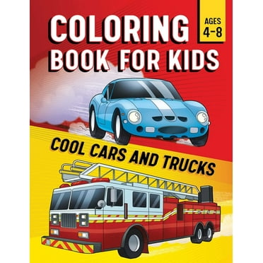 Coloring Book for Kids : Cool Cars & Trucks (Paperback)