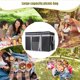 thumbnail image 5 of Bolsa de picnic con aislamiento Oxford Tela Aluminio Película Camping Cooler Bags (Negro 38L), 5 of 7