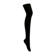 Puloru Female Knitted Stocking, Solid Color Thigh High Socks Long Tube Socks