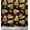 Black, variant on Soimoi Cotton Duck Fabric Flowers & Mix Fruits Fabric Prints by Yard 42 Inch Wide