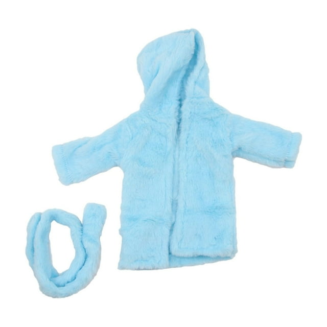 Juguetes Para Niño Chaleco de terciopelo para muñeca de invierno de 18 pulgadas, chaqueta vaquera, conjunto de tres piezas, mono, accesorios de ropa para muñeca renacida Juguetes Para Bebe 1 Año