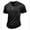 Black, variant on Tungbrin Mens Short Sleeve Shirts Summer Casual Comfort Button up T Shirt Classic 3 Buttons Solid Color Crewneck Tops