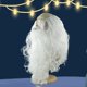 thumbnail image 3 of Conjunto de peluca y barba de Papá Noel, disfraz divertido de barba de Papá Noel con cuerda elástica W, 3 of 4