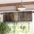thumbnail image 5 of Xsinufn Modern Indoor Abstract Brown Kitchen Curtains, 36" x 26" (3 Panels), 5 of 5