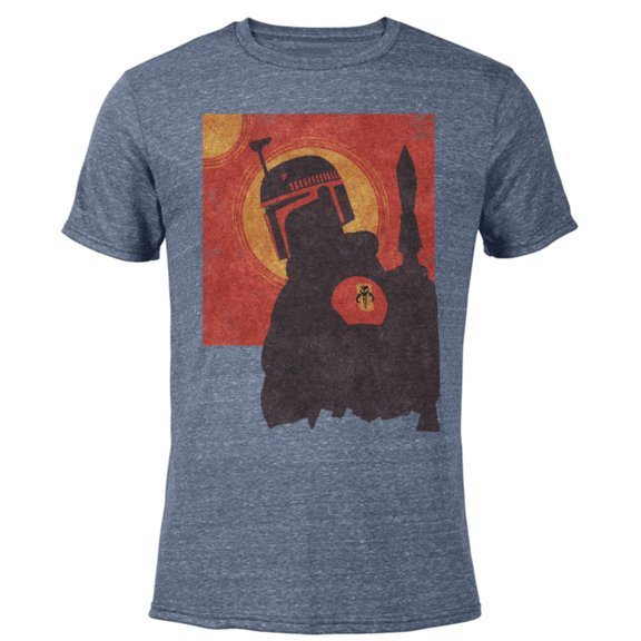 Star Wars The Book of Boba Fett Red Tatooine - Short Sleeve Blended T-Shirt for Adults – Customized-Navy Heather