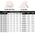 thumbnail image 6 of DARING DIVA Women's Lace V Back Wireless Full Coverage Push Up Pullover Bra M Pink, 6 of 6