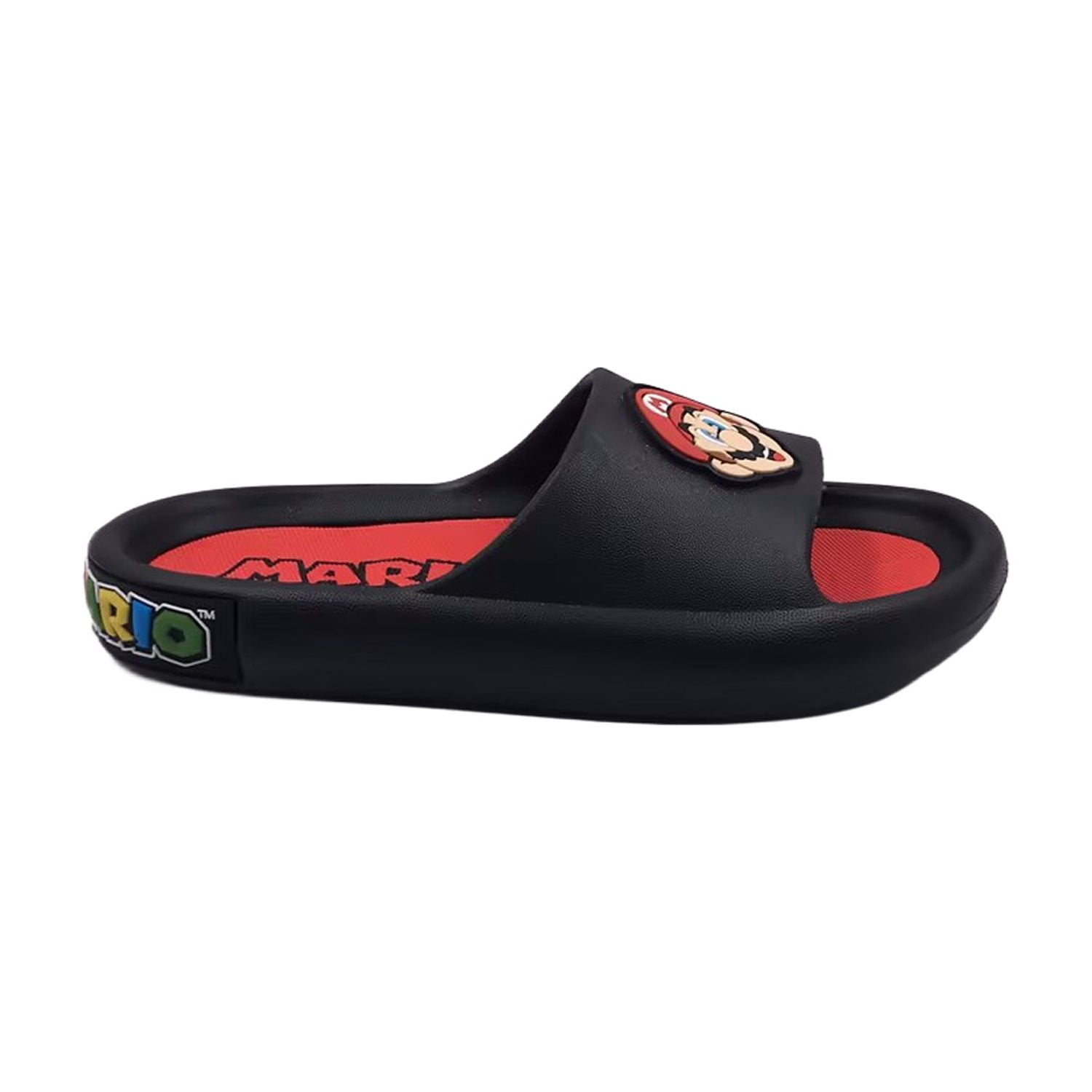 Nintendo Super Mario Little & Big Boys Comfort Slide Sandal