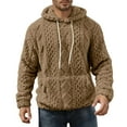 thumbnail image 7 of lmcalzta Fuzzy Hoodies for Men with Pockets Workout Gym Running Athletic Sweatshirts Fall Winter, 7 of 7
