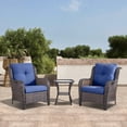 thumbnail image 2 of POCASSY Polyethylene (PE) Wicker 2 - Person Seating Group with Cushions, 2 of 6