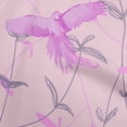 thumbnail image 1 of oneOone Rayon Light Pink Fabric Tropical Parrot With Leaves Craft Projects Decor Fabric Printed By The Yard 56 Inch Wide, 1 of 4