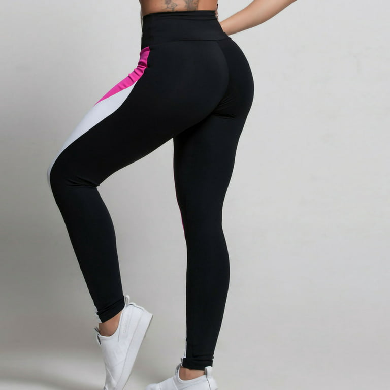 eczipvz Workout Leggings Women's Extra Long Leggings Tall Leggings Over The  Heel High Waisted with Back Pockets Hot Pink,S